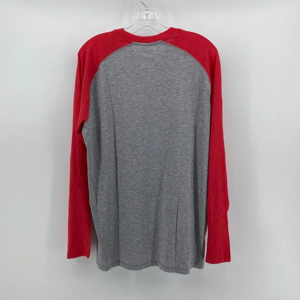 ProEdge Georgia Bulldogs Raglan Long Sleeve Shirt Steel Red Womens Large NWT - Picture 4 of 6